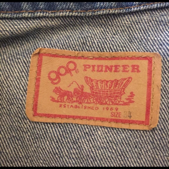 Vtg 70’s /80’s gap pioneer denim jacket SZ 34 Men - Picture 3 of 8